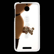 Coque HTC Desire 510 Femme enceinte avec peluche