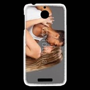 Coque HTC Desire 510 Couple métisse 1