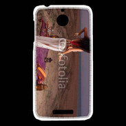 Coque HTC Desire 510 Danseuse orientale dune désert