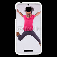 Coque HTC Desire 510 Jeune fille africaine joyeuse