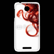 Coque HTC Desire 510 Coiffure Cheveux bouclés rouges