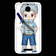 Coque HTC Desire 510 Chibi style illustration of a superhero 2