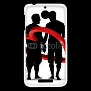 Coque HTC Desire 510 Couple Gay