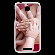 Coque HTC Desire 510 Famille main dans la main