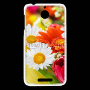 Coque HTC Desire 510 Fleurs des champs multicouleurs