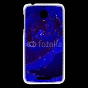 Coque HTC Desire 510 Fleur rose bleue