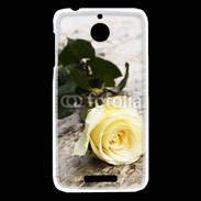 Coque HTC Desire 510 Belle rose Jaune 50