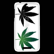 Coque HTC Desire 510 Double feuilles de cannabis