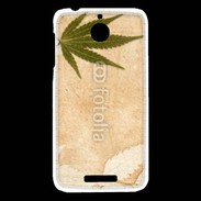 Coque HTC Desire 510 Fond cannabis vintage