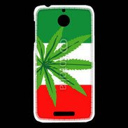 Coque HTC Desire 510 Drapeau italien cannabis