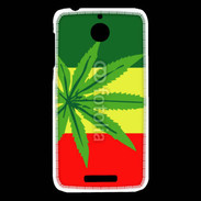 Coque HTC Desire 510 Drapeau reggae cannabis