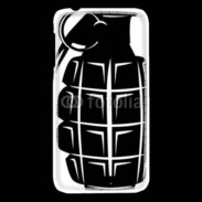 Coque HTC Desire 510 Grenade noire