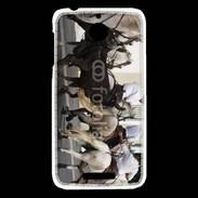 Coque HTC Desire 510 Abrivado Chevaux et taureaux