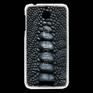 Coque HTC Desire 510 Effet crocodile noir