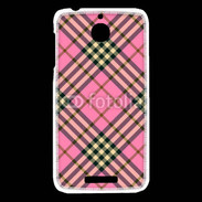 Coque HTC Desire 510 Déco fashion rose et marron