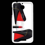 Coque HTC Desire 510 Escarpins et tube de rouge à lèvres