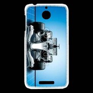 Coque HTC Desire 510 Formule 1 sur fond bleu