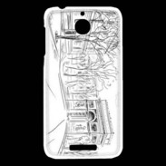 Coque HTC Desire 510 Dessin Arc de Triomphe Paris