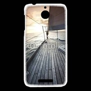 Coque HTC Desire 510 Voilier au couché du soleil
