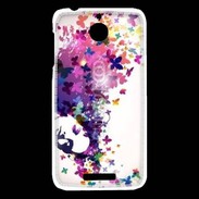 Coque HTC Desire 510 Cheveux de papillons