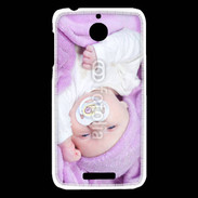 Coque HTC Desire 510 Amour de bébé en violet