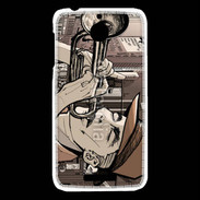 Coque HTC Desire 510 Joueur de trompette 2