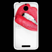 Coque HTC Desire 510 bouche sexy rouge à lèvre gloss crayon contour