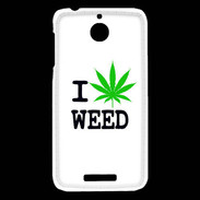 Coque HTC Desire 510 I love Weed