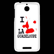 Coque HTC Desire 510 i love Guadeloupe 2