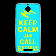 Coque HTC Desire 510 Keep Calm Batman Cyan