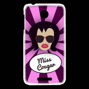 Coque HTC Desire 510 Miss Cougar Brune