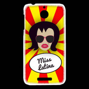 Coque HTC Desire 510 Miss Latina Brune