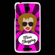 Coque HTC Desire 510 Miss Shopping Rousse