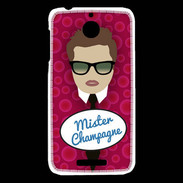 Coque HTC Desire 510 Mister Champagne Chatain