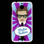 Coque HTC Desire 510 Mister Fashion Chatain