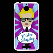 Coque HTC Desire 510 Mister Shopping Blond
