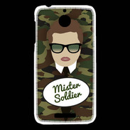 Coque HTC Desire 510 Mister Soldier Chatain