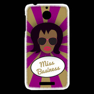 Coque HTC Desire 510 Miss business Black