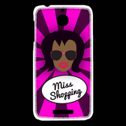Coque HTC Desire 510 Miss Shopping Black