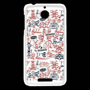 Coque HTC Desire 510 Adishatz All Over Rugby YM