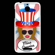 Coque HTC Desire 510 Miss USA Rousse