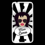 Coque HTC Desire 510 Miss Corse Brune