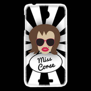 Coque HTC Desire 510 Miss Corse Chatain