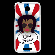 Coque HTC Desire 510 Miss France Black