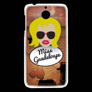 Coque HTC Desire 510 Miss Guadeloupe Blonde