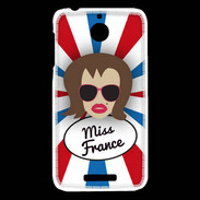 Coque HTC Desire 510 Miss France Chatain