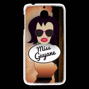 Coque HTC Desire 510 Miss Guyane Brune