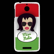 Coque HTC Desire 510 Miss Italie Brune