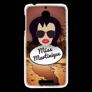 Coque HTC Desire 510 Miss Martinique Brune