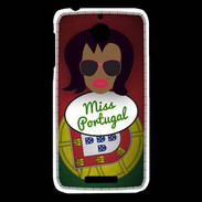Coque HTC Desire 510 Miss Portugal Black